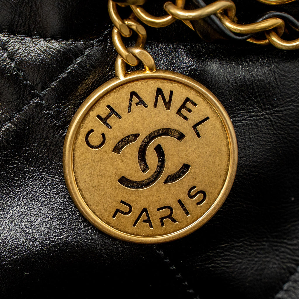 chanel-medium-22-bag-gold-letter-shiny-calfskin-black-brushed-ghw-microchip