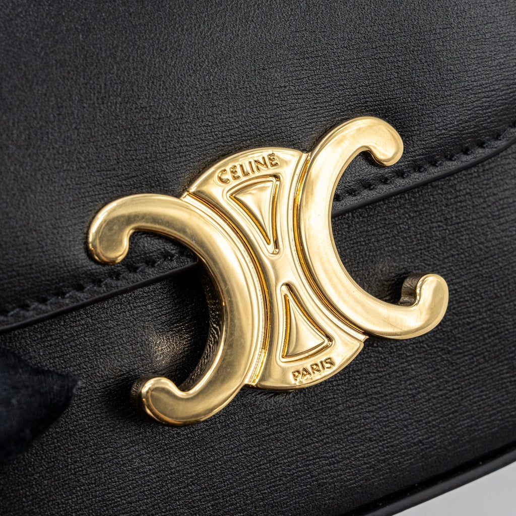 celine-claude-shiny-calfskin-black-ghw