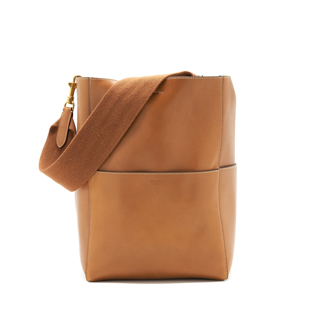 celine-sangle-bucket-bag-brown-ghw