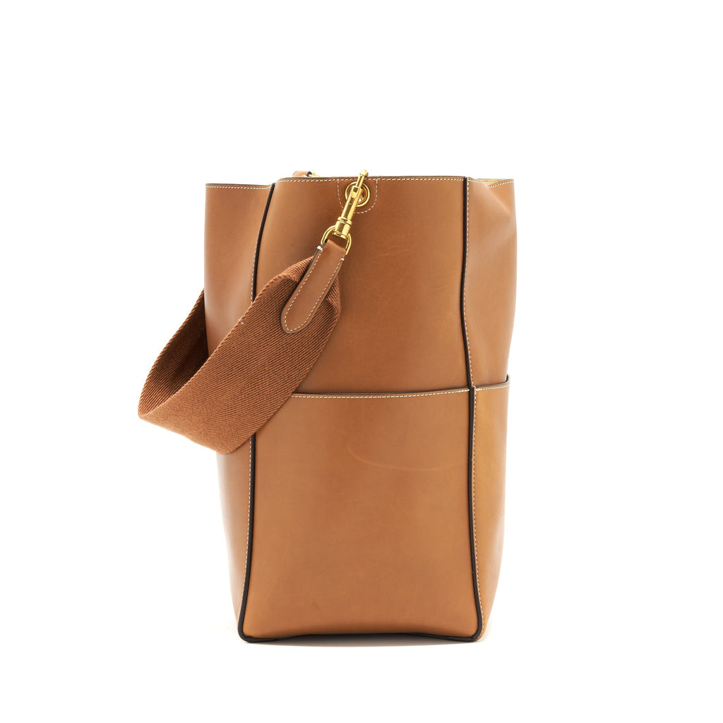 celine-sangle-bucket-bag-brown-ghw