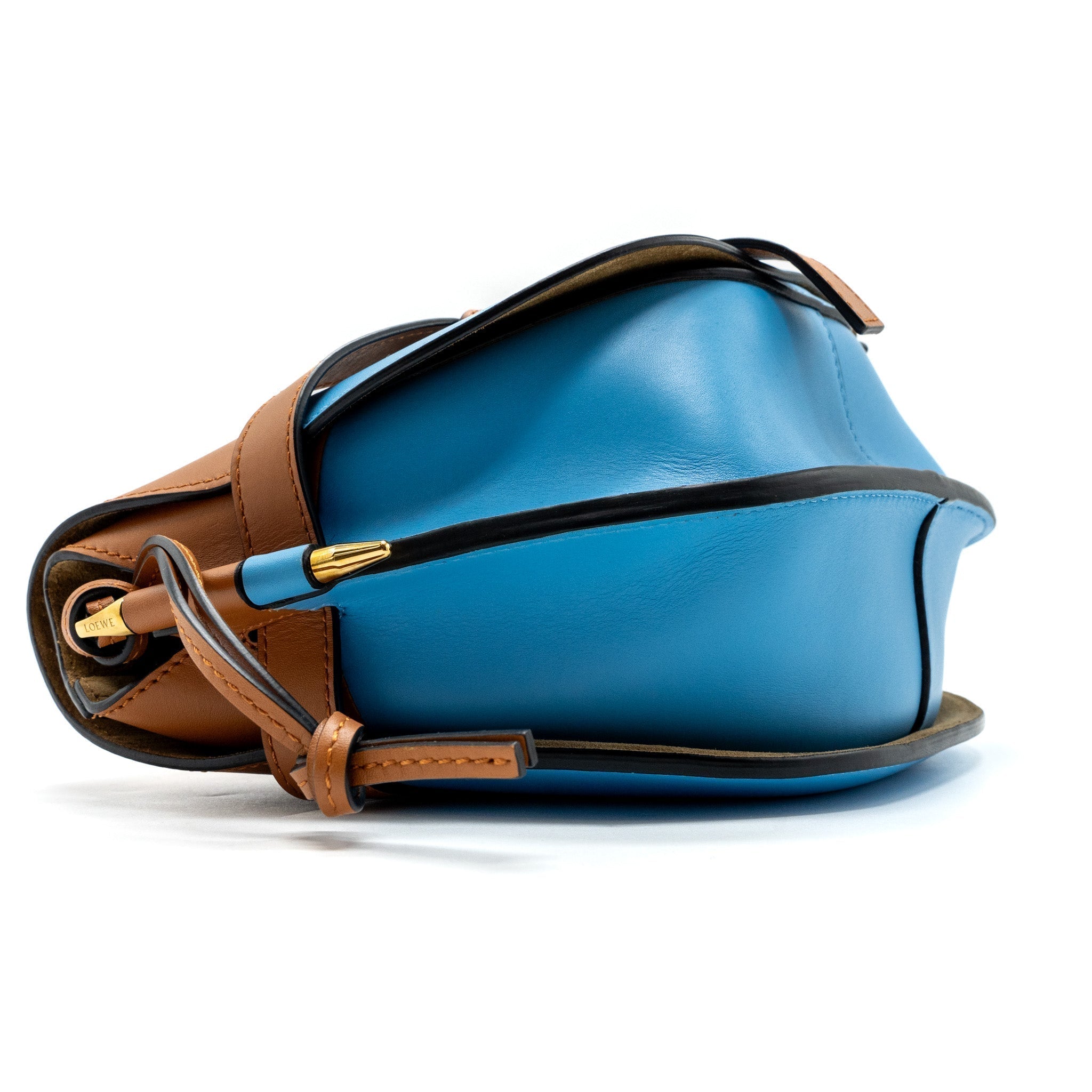 loewe-gate-bag-leather-blue-brown-ghw