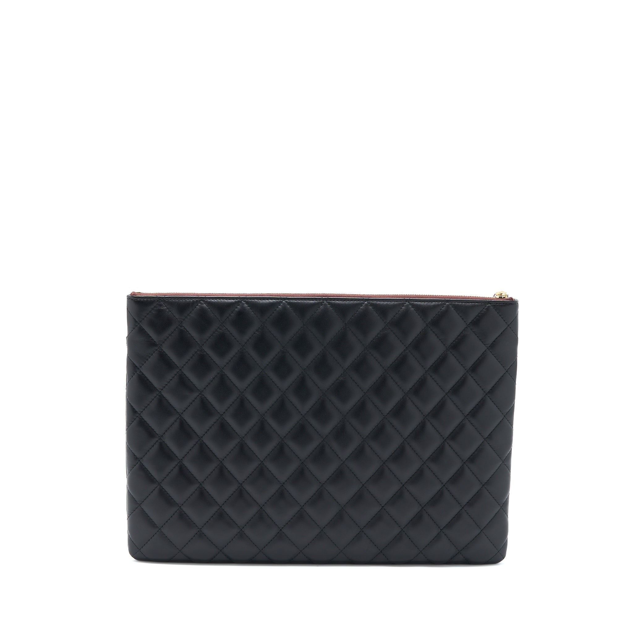 chanel-quilted-zip-and-flap-pouch-clutch-large-model-lambskin-black-lghw