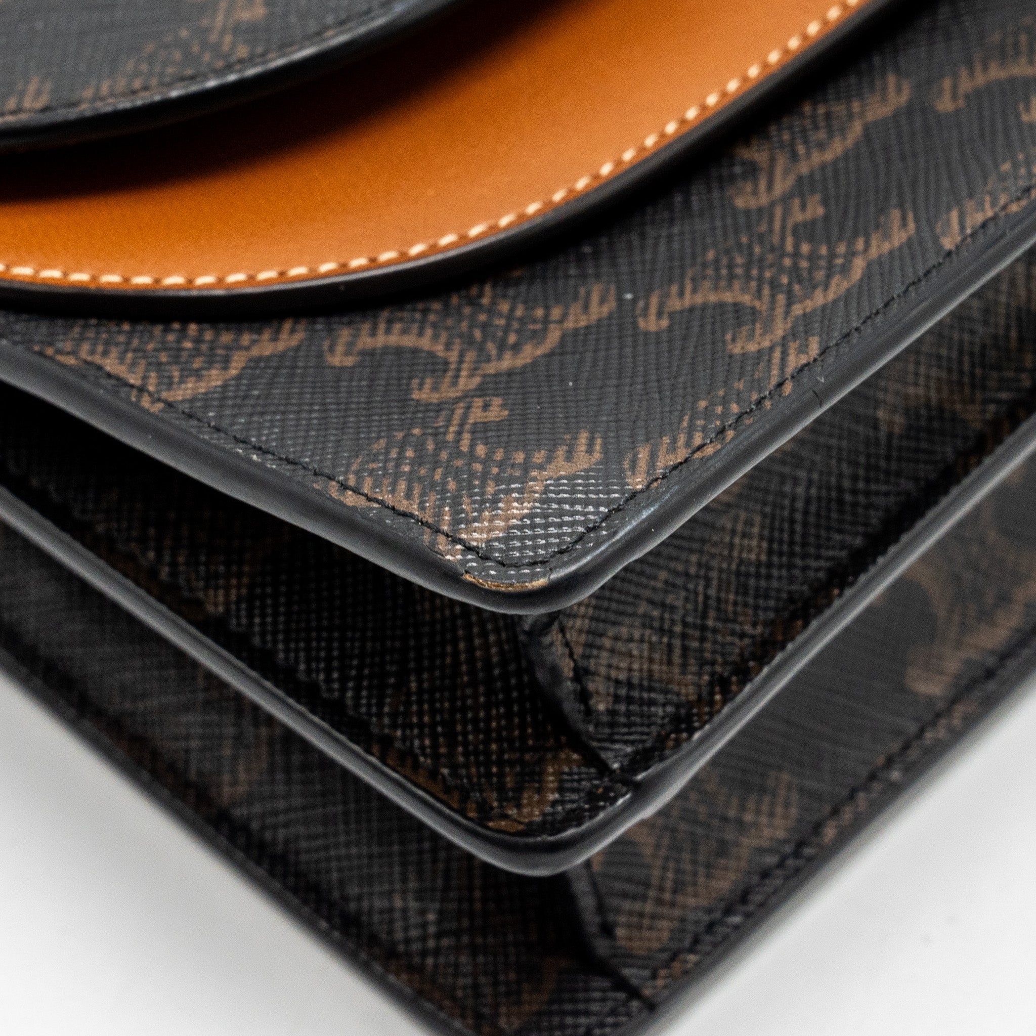 celine-wallet-on-strap-triomphe-canvas-smooth-lambskin-tan-ghw-5