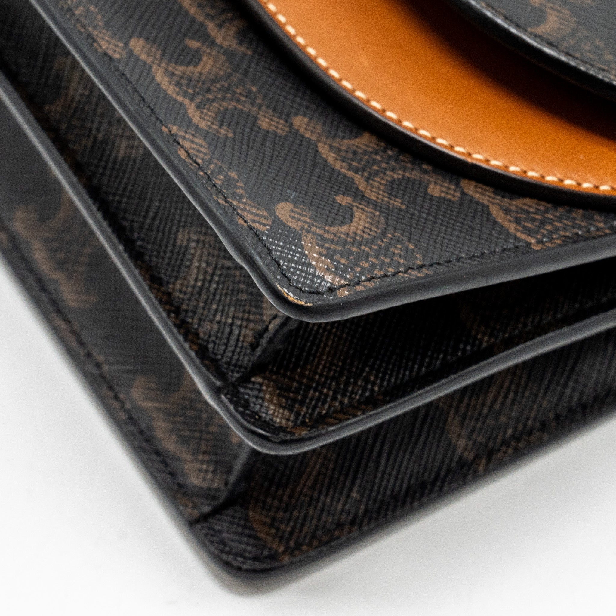 celine-wallet-on-strap-triomphe-canvas-smooth-lambskin-tan-ghw-5