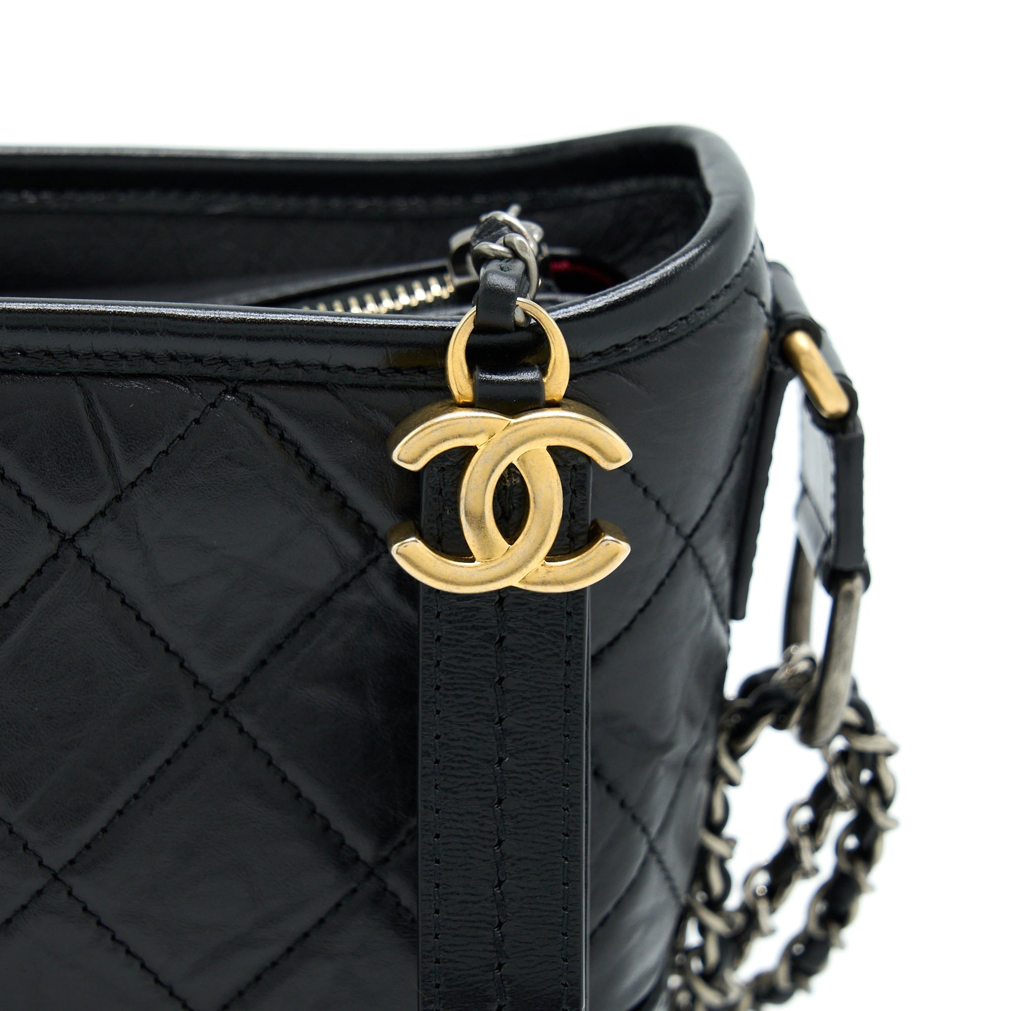 chanel-small-gabrielle-hobo-bag-calfskin-black-with-multicolour-hardware