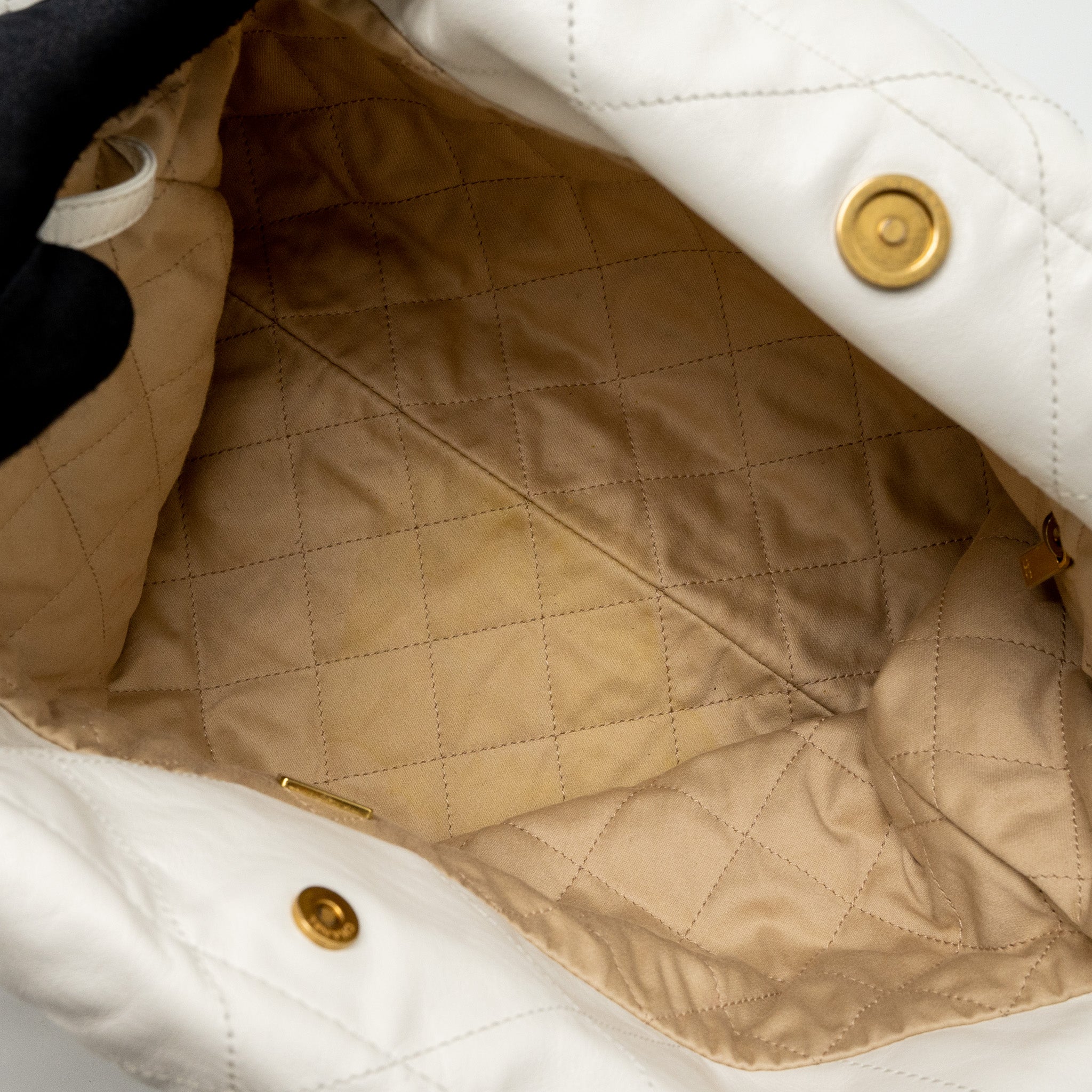 chanel-small-22-bag-gold-letter-shiny-calfskin-white-brushed-ghw-microchip