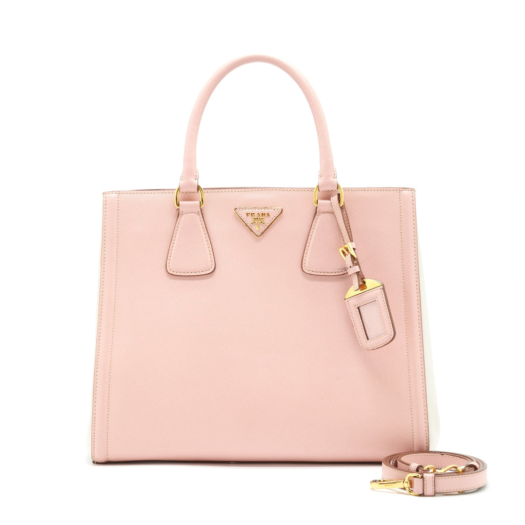 prada-top-handle-saffiano-tote-bag-calfskin-pink-ghw