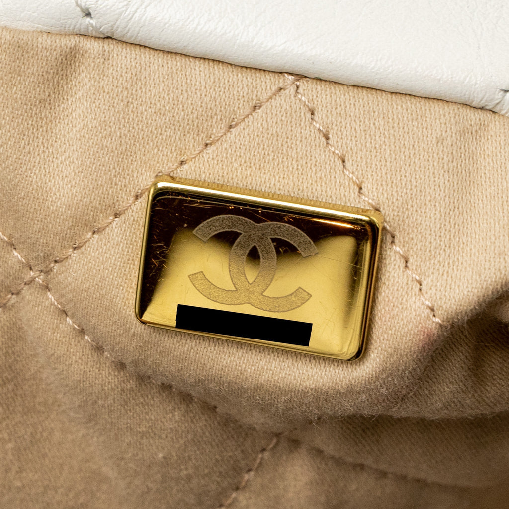 chanel-small-22-bag-gold-letter-shiny-calfskin-white-brushed-ghw-microchip
