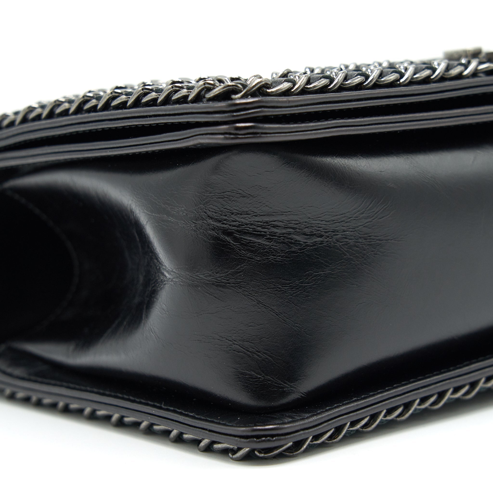 chanel-old-medium-leboy-bag-with-chain-edge-black