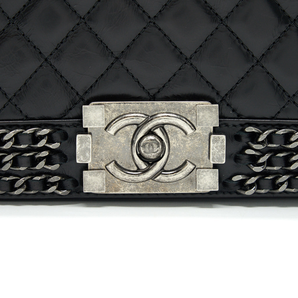 chanel-old-medium-leboy-bag-with-chain-edge-black