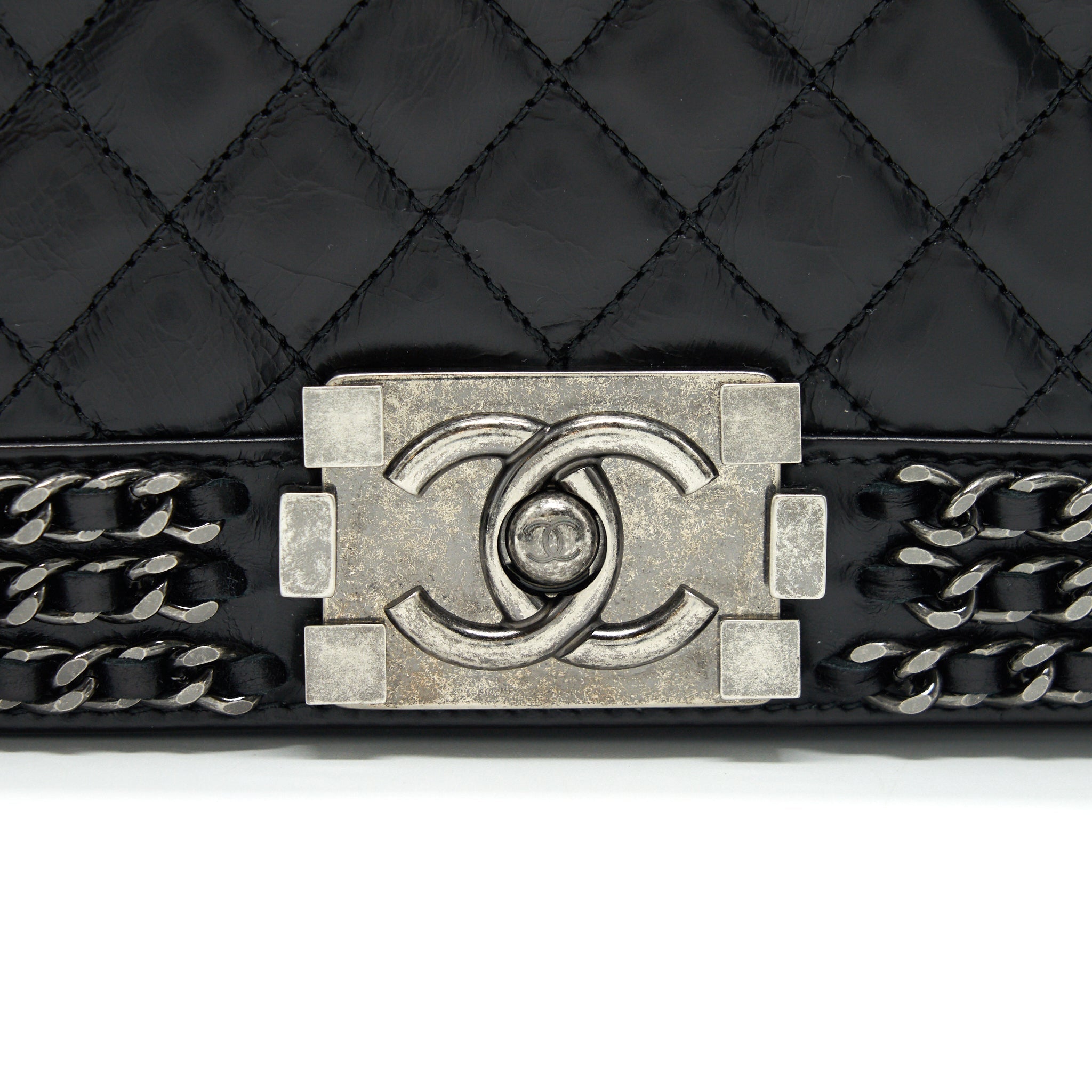 chanel-old-medium-leboy-bag-with-chain-edge-black