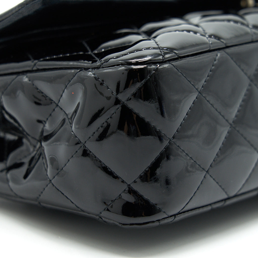 chanel-patent-leather-medium-classic-double-flap-bag-black-shw