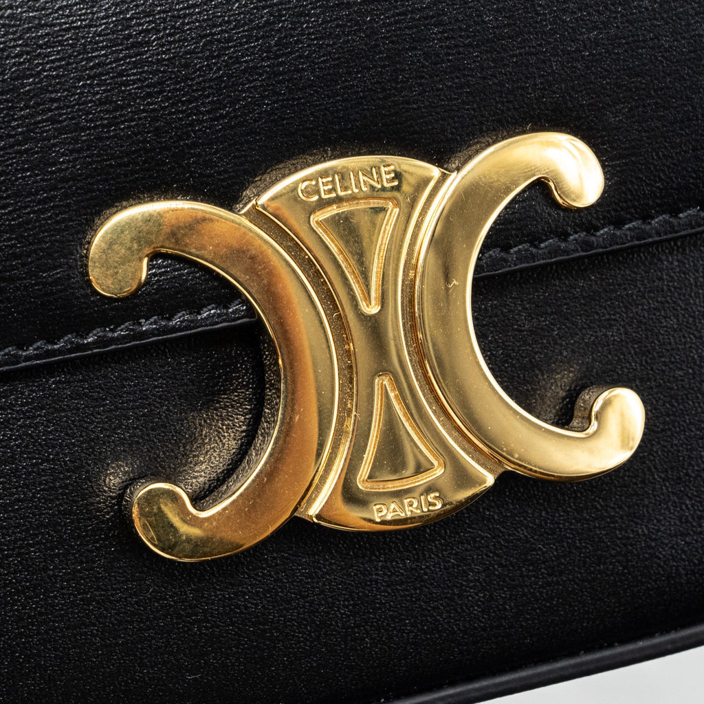 celine-mini-claude-shiny-calfskin-black-ghw