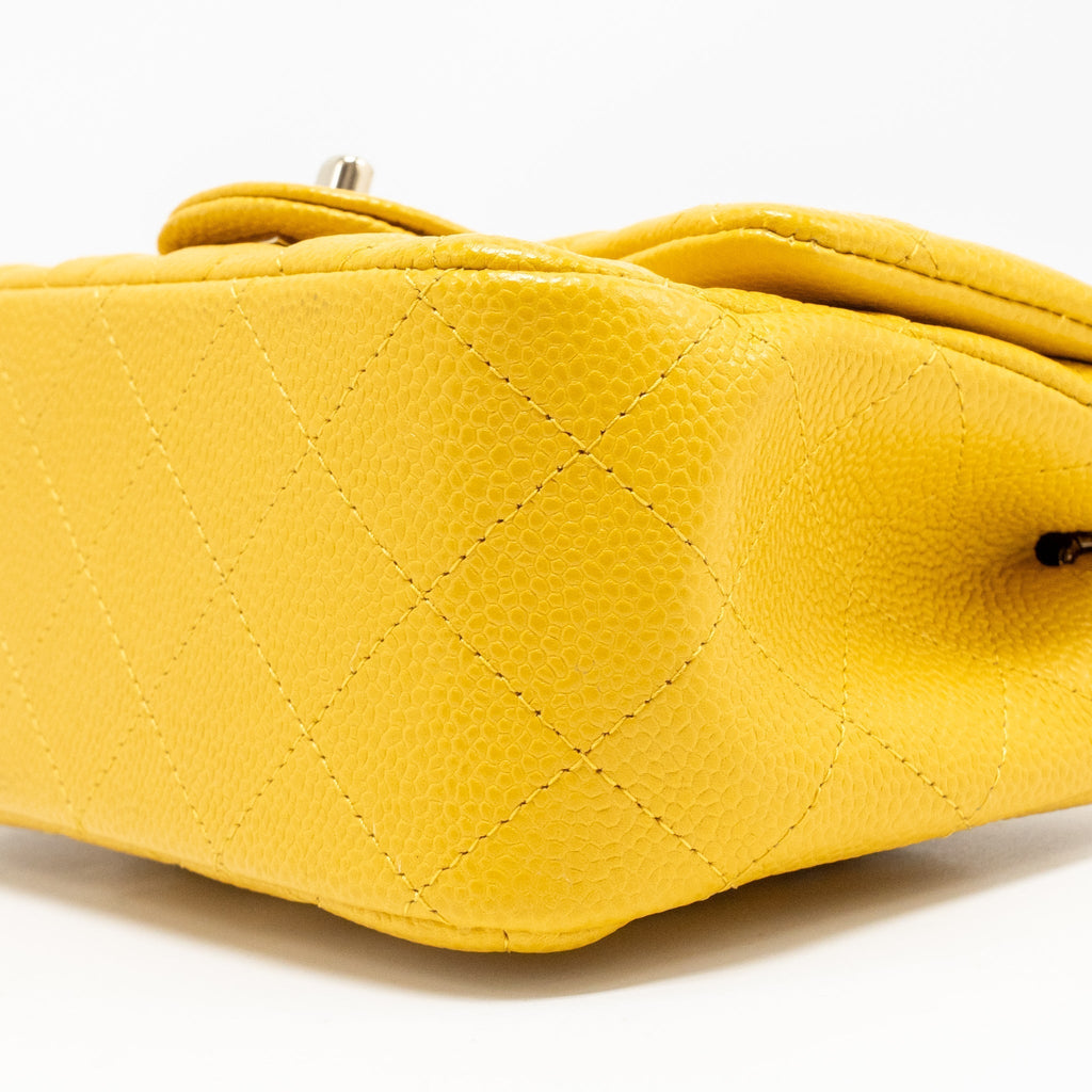 chanel-classic-mini-square-flap-bag-caviar-yellow-lghw