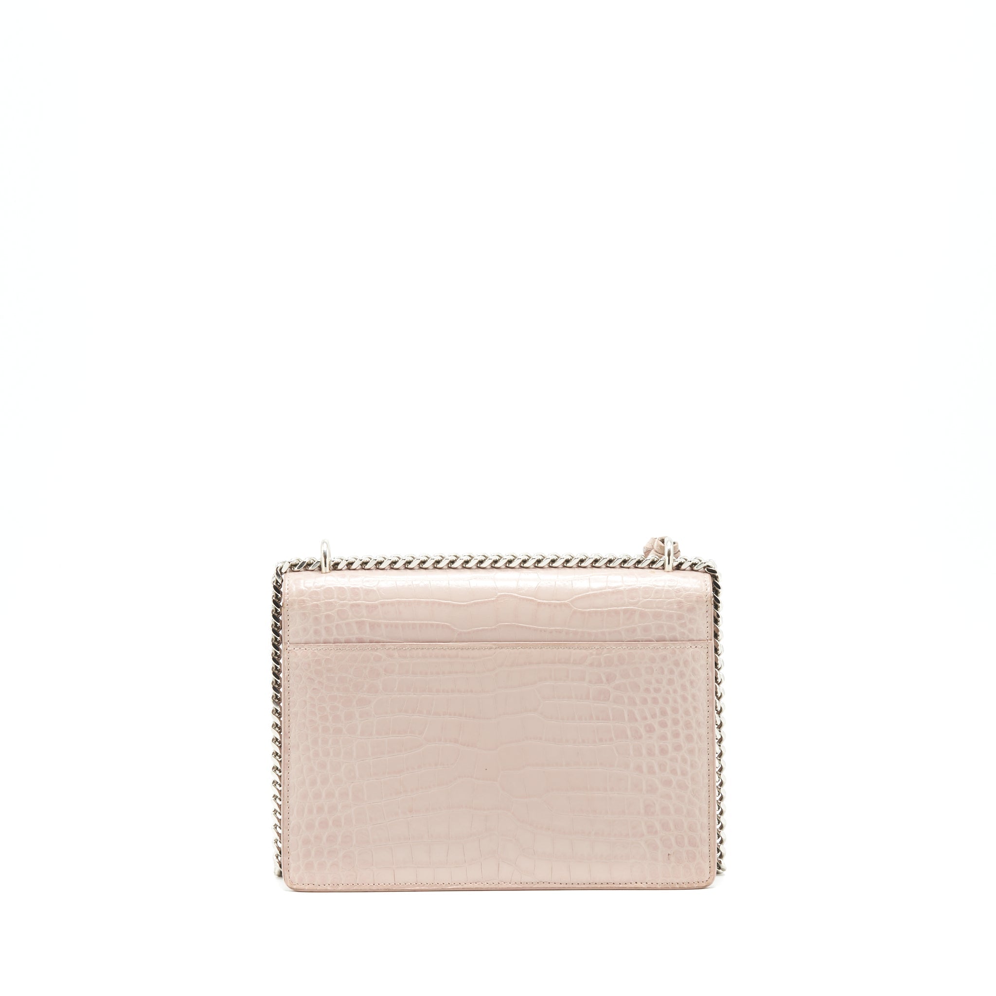 saint-laurent-sunset-bag-crocodile-embossed-pink-shw