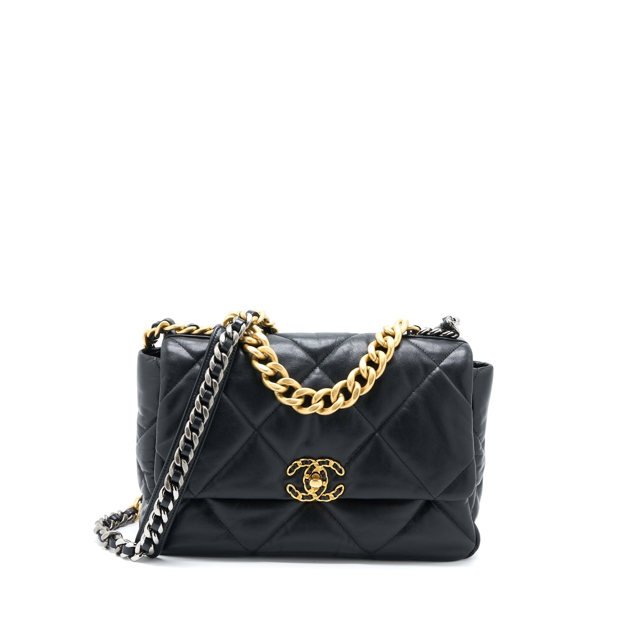 chanel-medium-19-bag-goatskin-black-multicolour-hardware-2