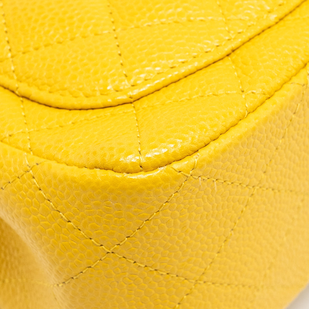 chanel-classic-mini-square-flap-bag-caviar-yellow-lghw