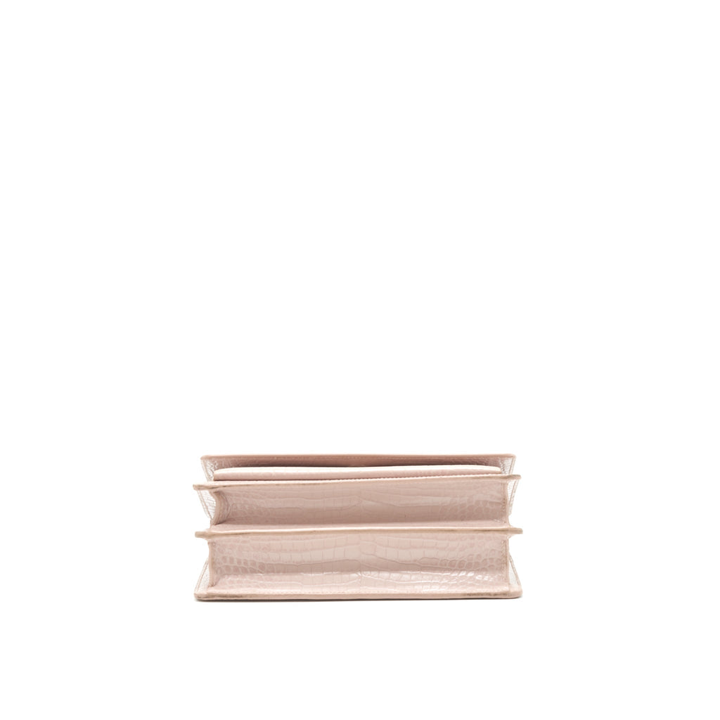 saint-laurent-sunset-bag-crocodile-embossed-pink-shw