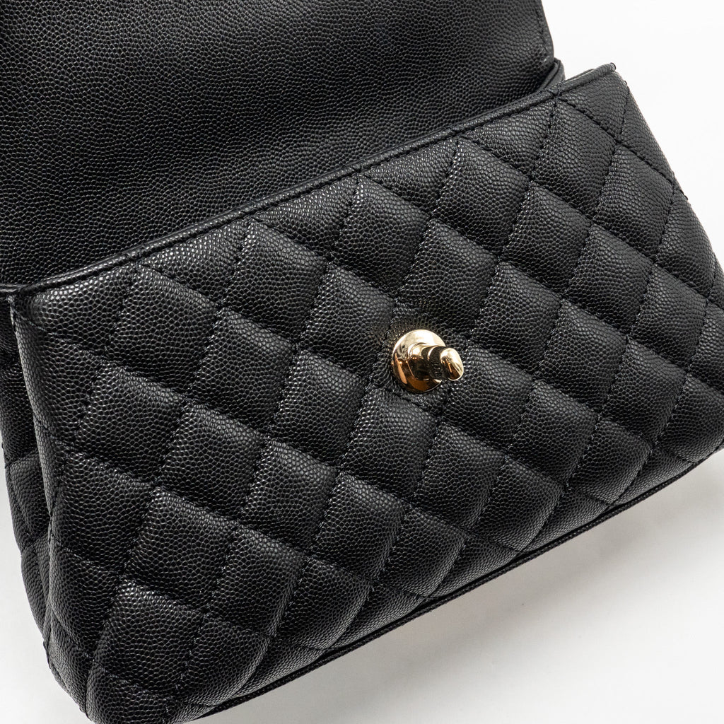 chanel-small-coco-handle-caviar-black-lghw-microchip-17