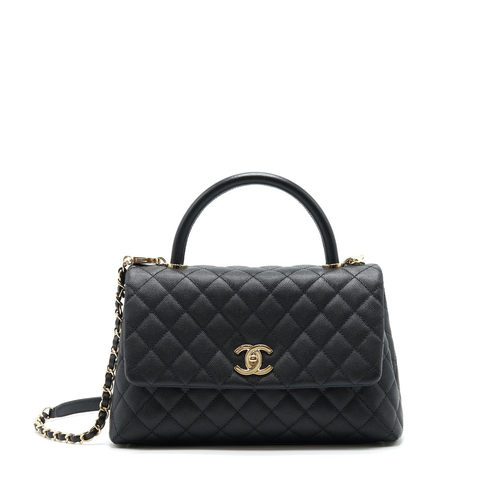 chanel-medium-coco-handle-caviar-black-lghw