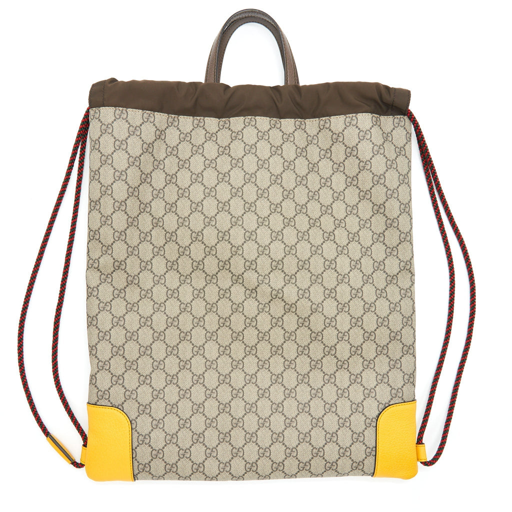 gucci-drawstring-backpack-gg-supreme-beige-yellow-ghw