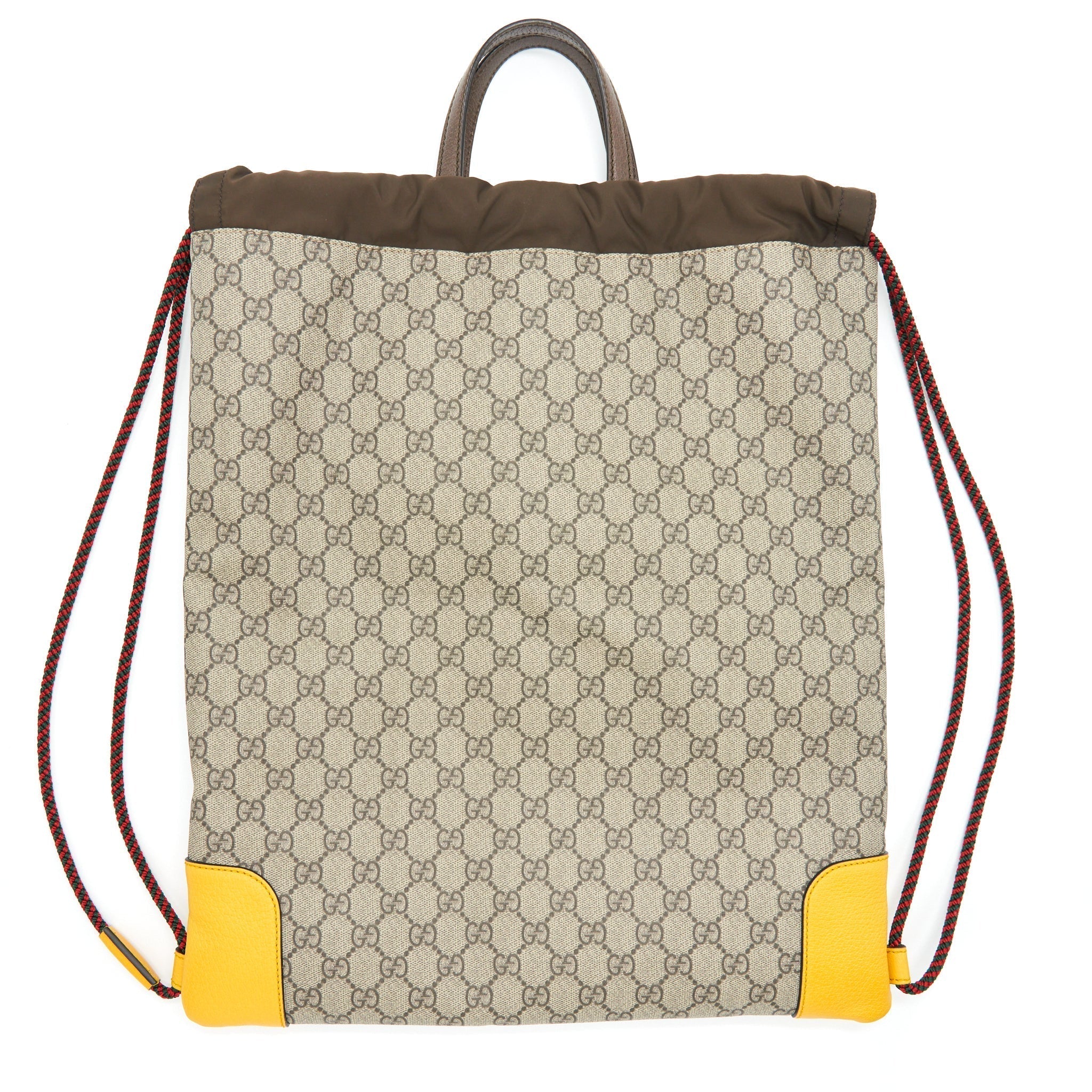 gucci-drawstring-backpack-gg-supreme-beige-yellow-ghw