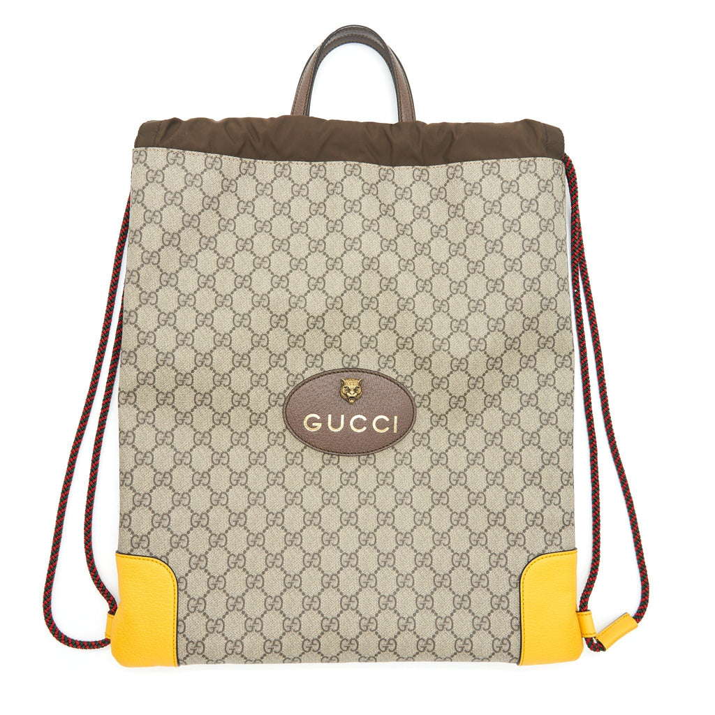 gucci-drawstring-backpack-gg-supreme-beige-yellow-ghw