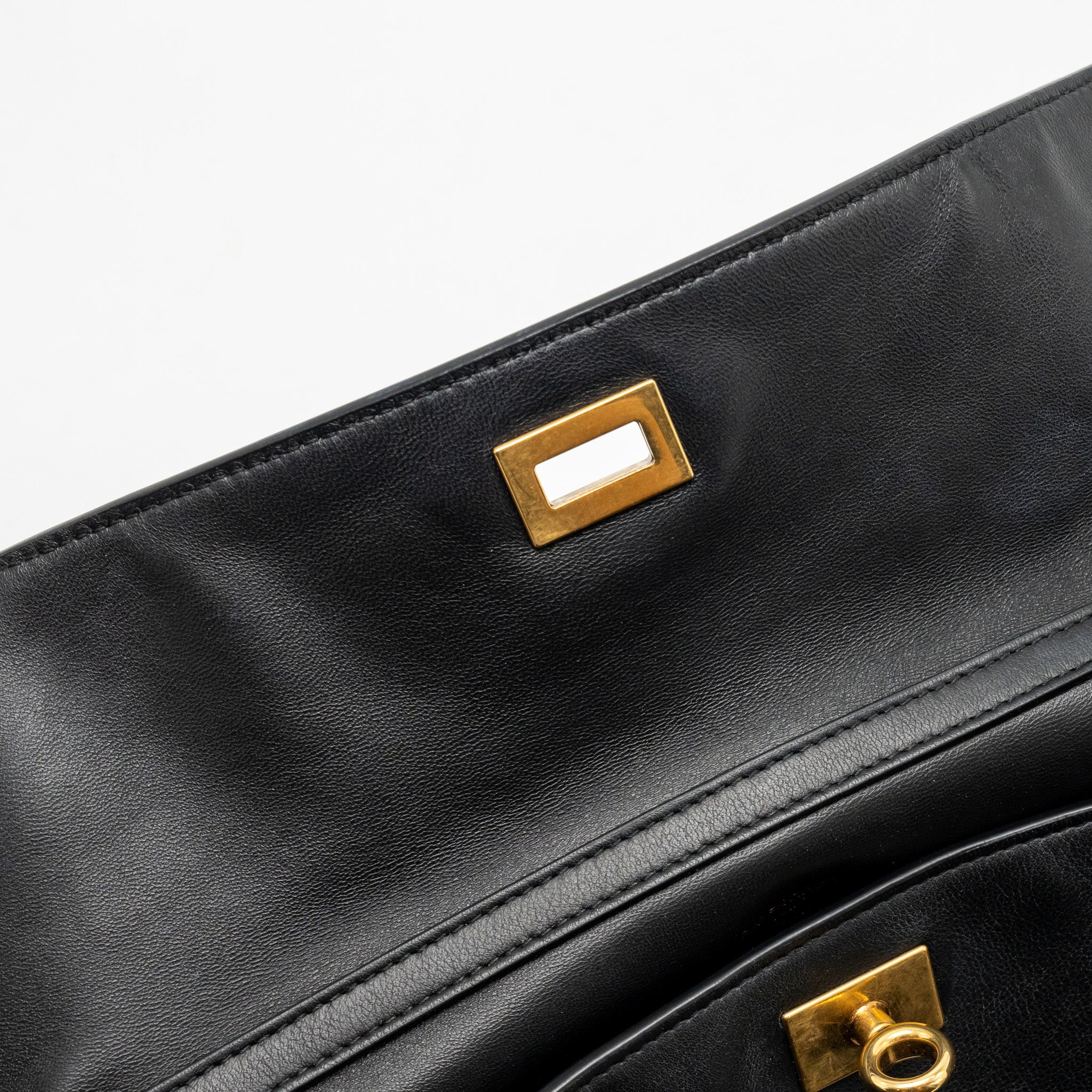 balenciaga-medium-rodeo-handbag-smooth-calfskin-black-ghw-copy