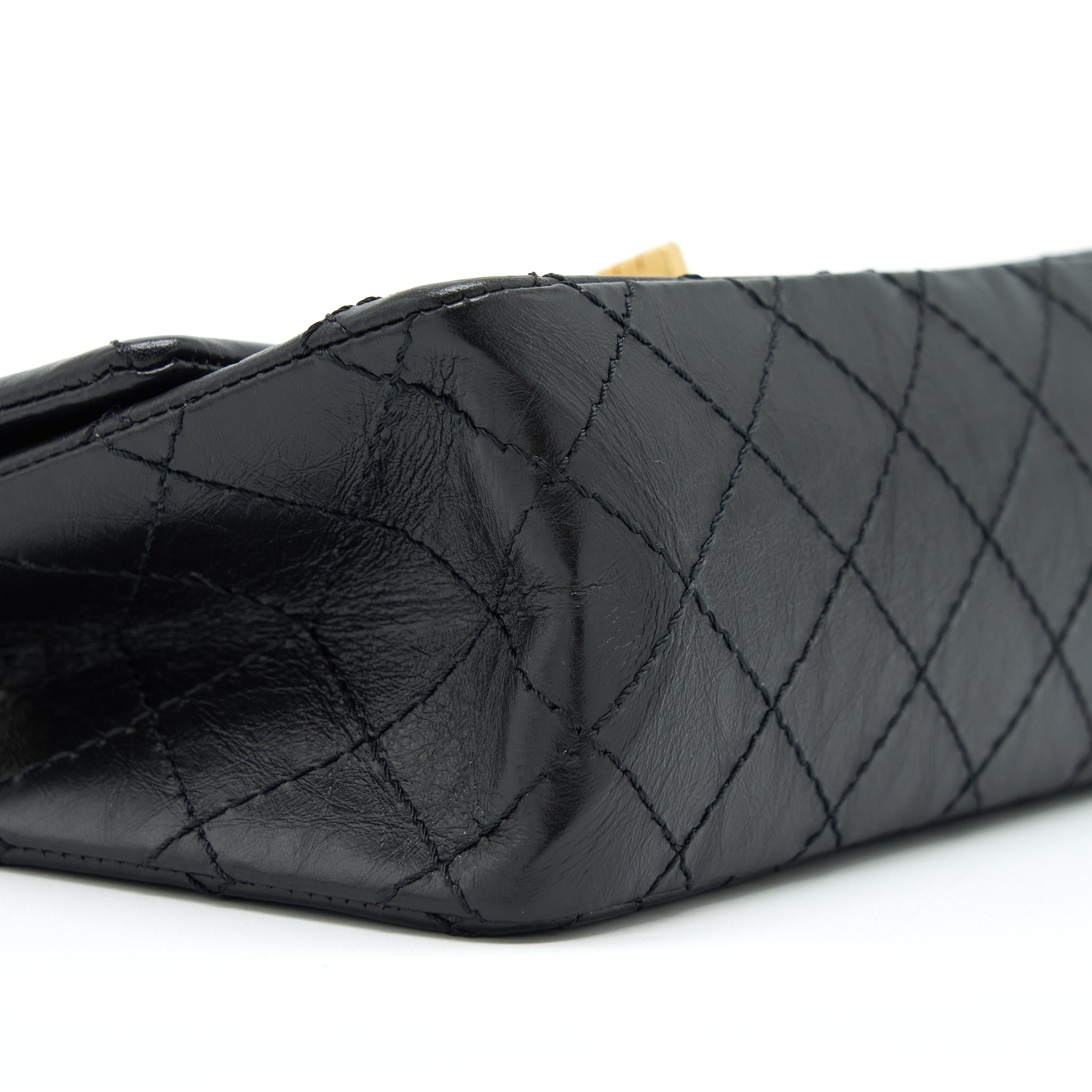 chanel-mini-2-55-reissue-flap-bag-aged-calfskin-black-brushed-ghw-microchip