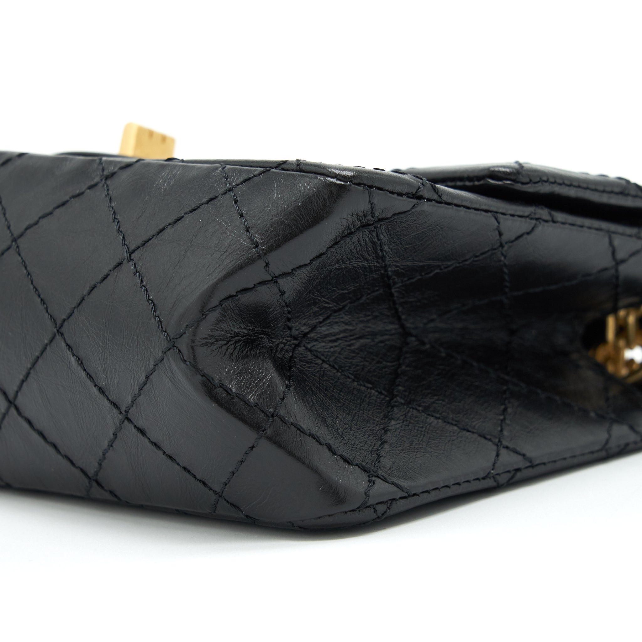 chanel-mini-2-55-reissue-flap-bag-aged-calfskin-black-brushed-ghw-microchip