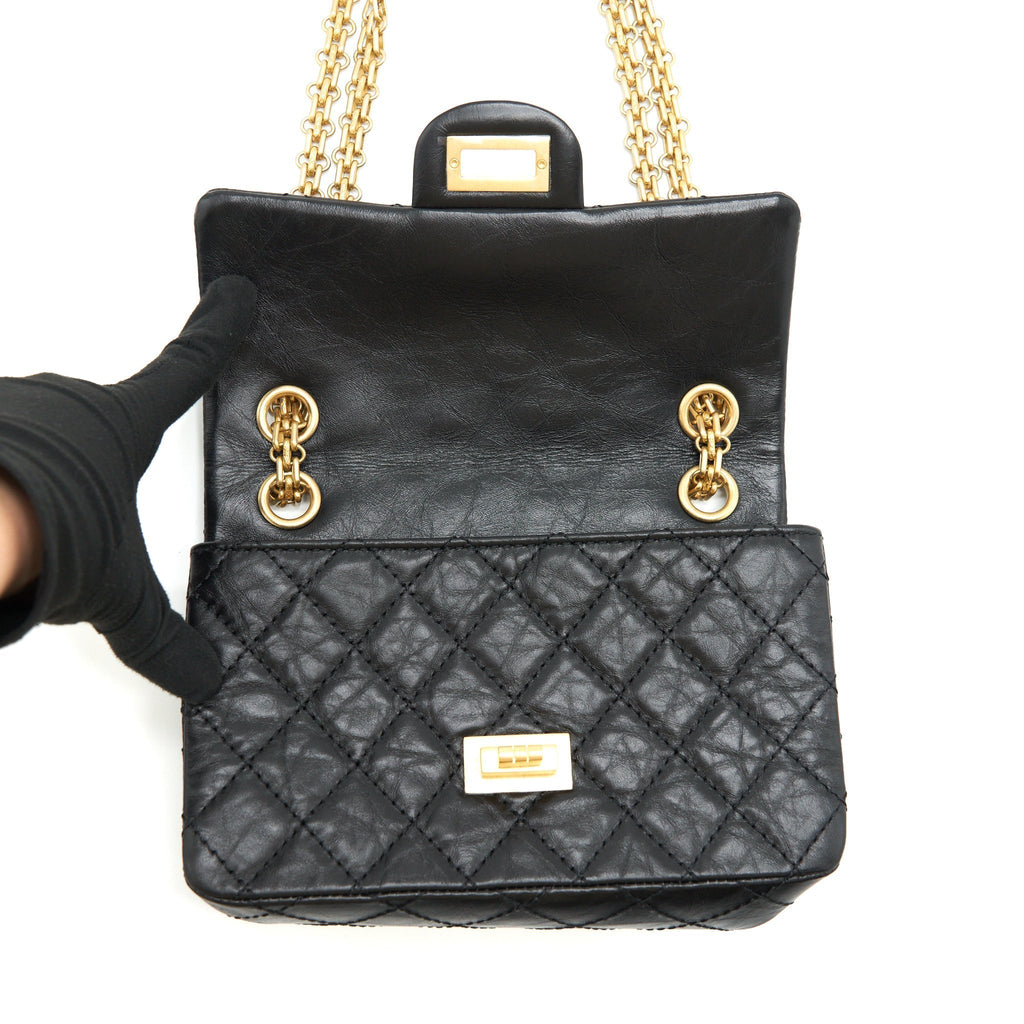 chanel-mini-2-55-reissue-flap-bag-aged-calfskin-black-brushed-ghw-microchip
