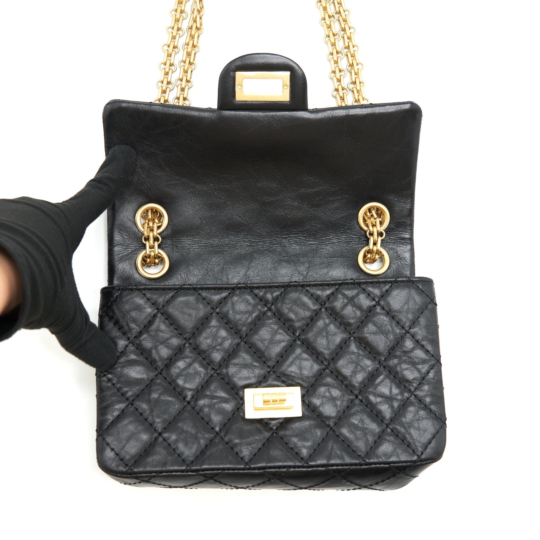chanel-mini-2-55-reissue-flap-bag-aged-calfskin-black-brushed-ghw-microchip