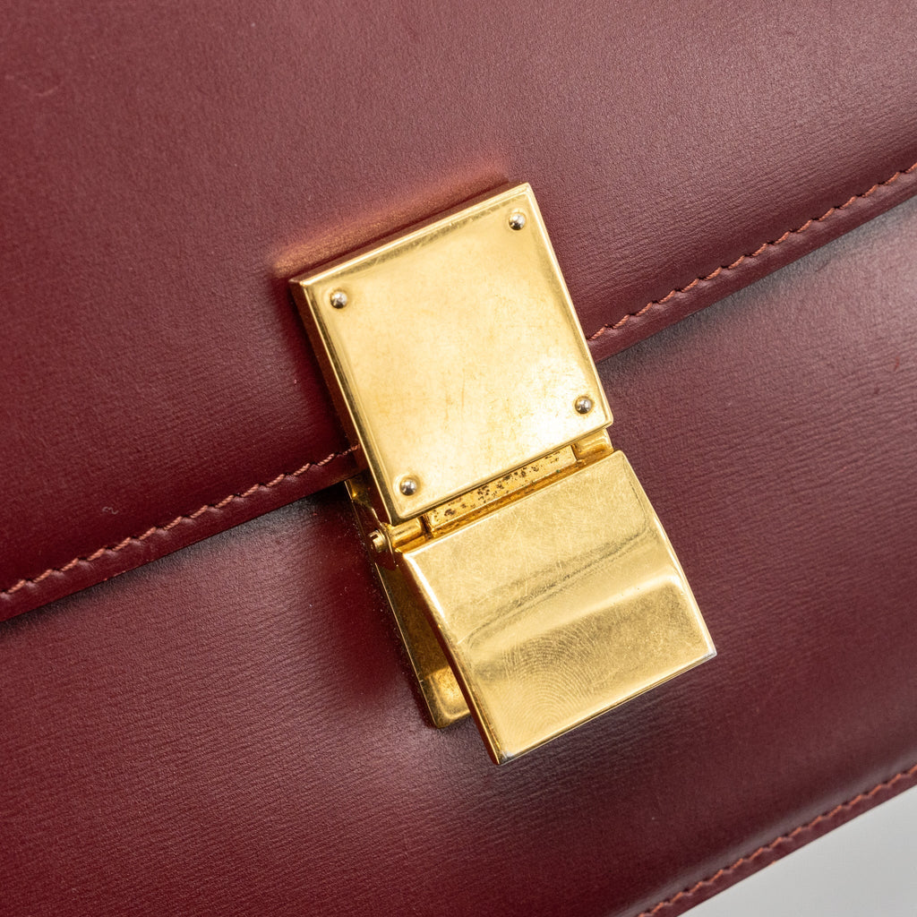 celine-medium-classic-box-bag-calfskin-dark-red-ghw-1