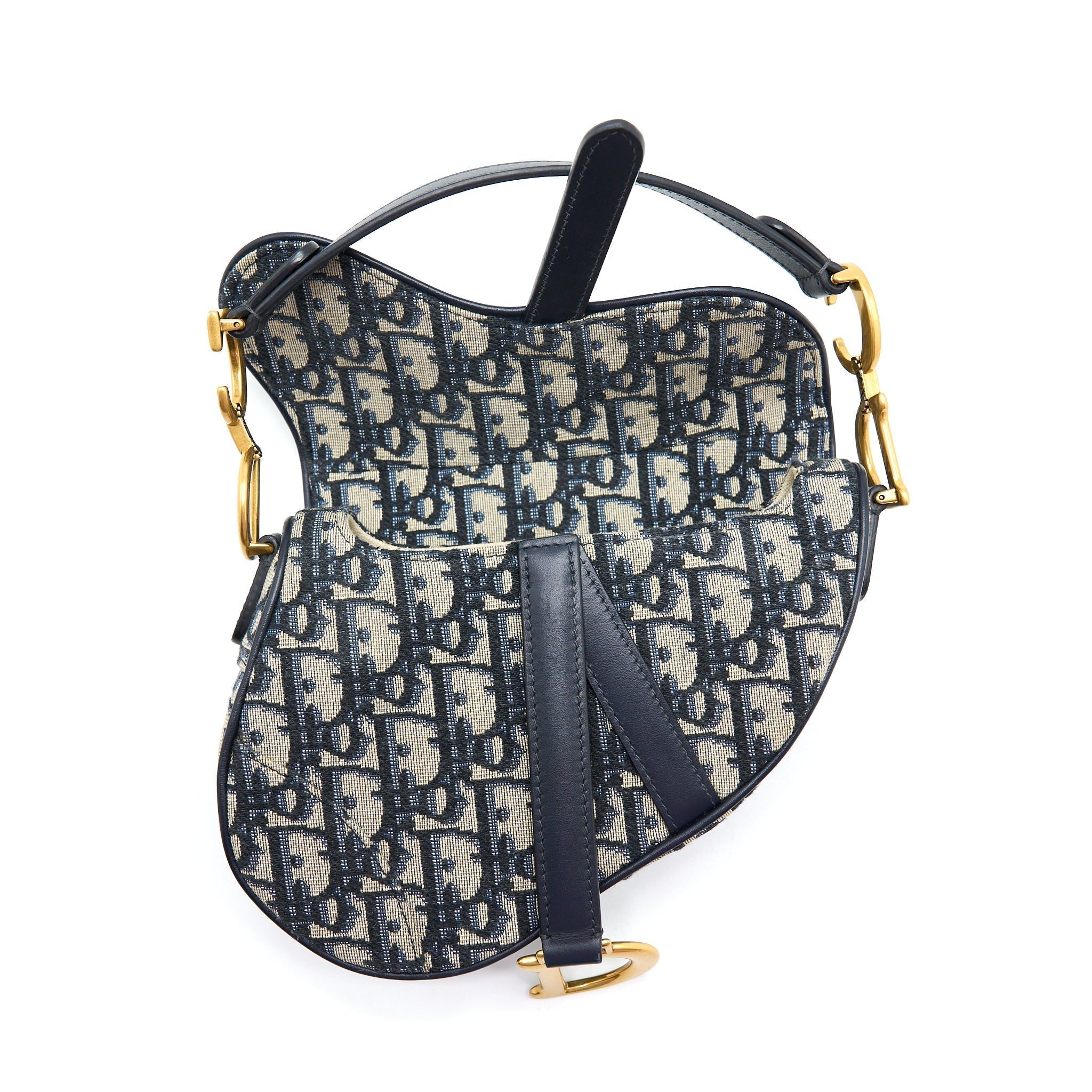 dior-mini-saddle-blue-oblique-ghw-2