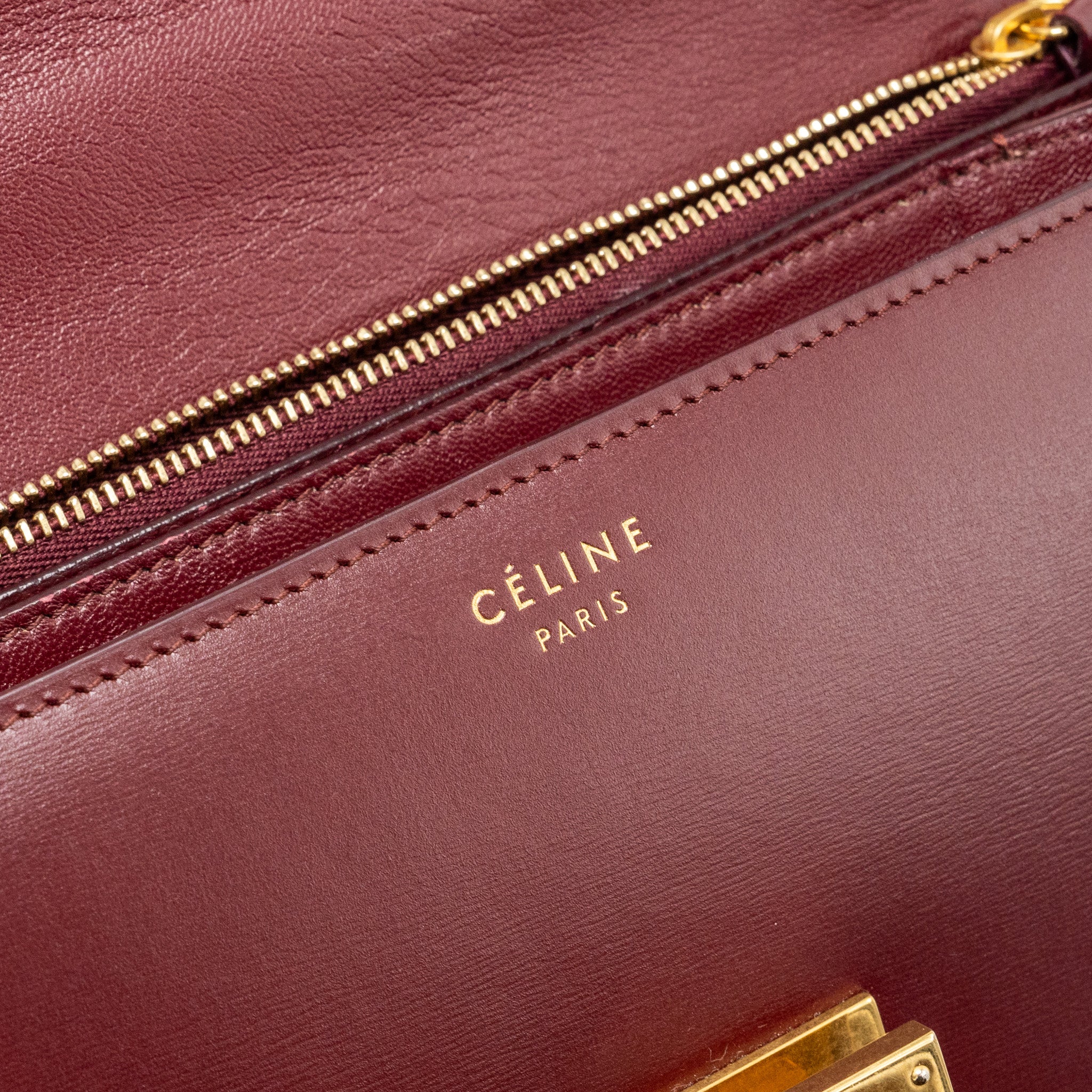 celine-medium-classic-box-bag-calfskin-dark-red-ghw-1