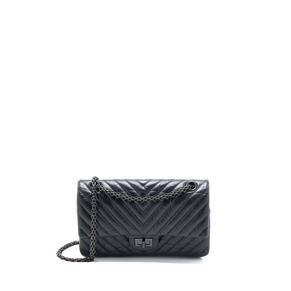 chanel-2-55-reissue-small-double-flap-bag-chevron-aged-calfskin-black-with-black-hardware