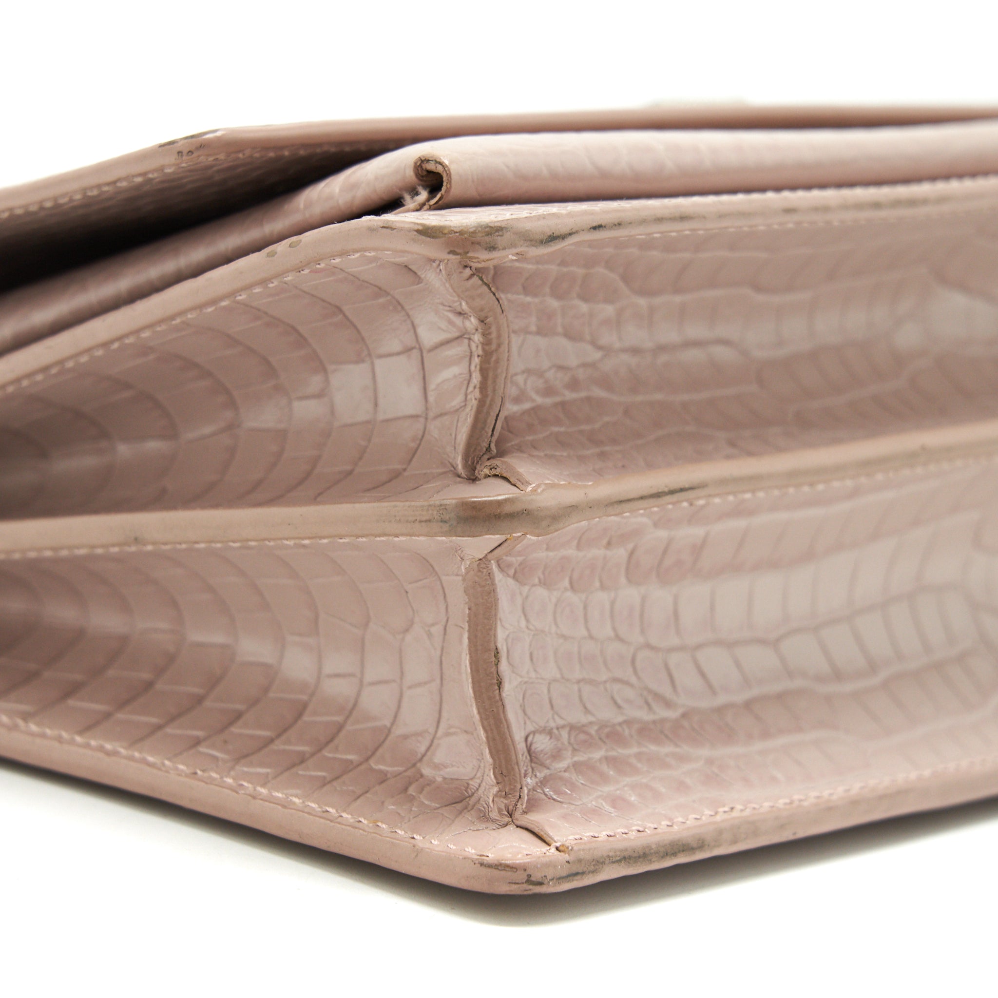 saint-laurent-sunset-bag-crocodile-embossed-pink-shw