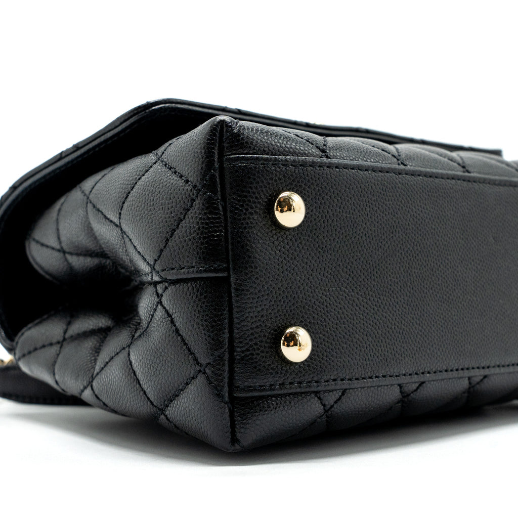 chanel-small-coco-handle-caviar-black-lghw-microchip-12