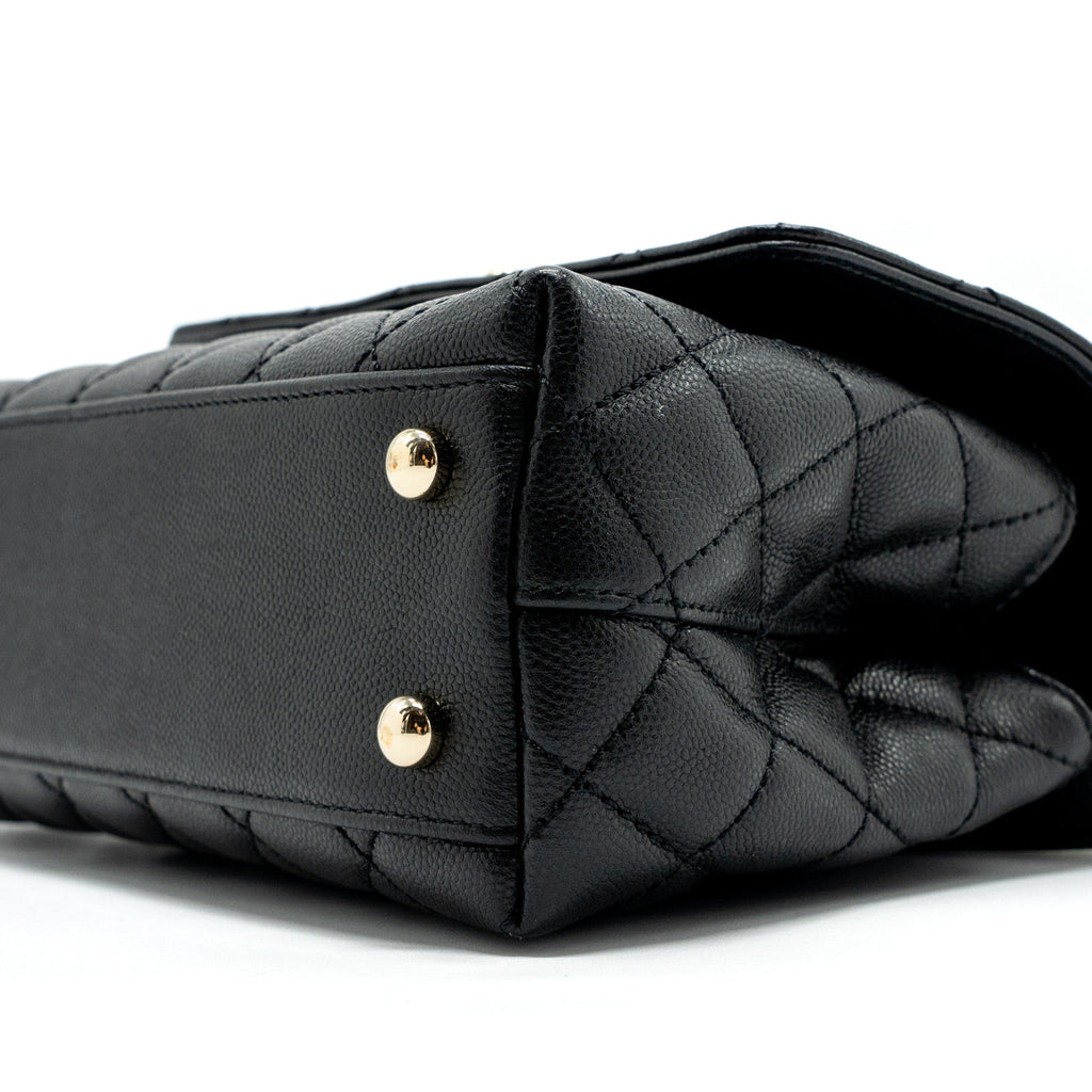 chanel-small-coco-handle-caviar-black-lghw-microchip-12