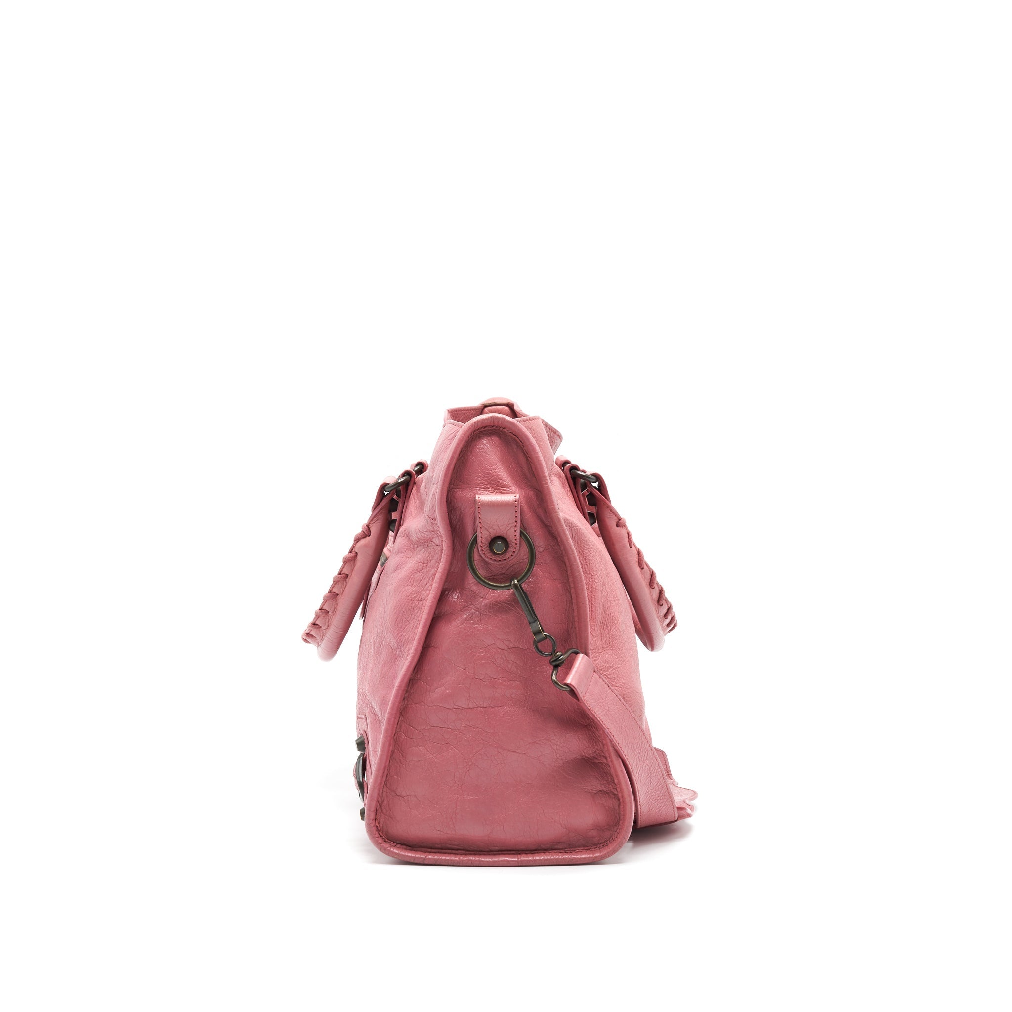 balenciaga-city-bag-in-pink-with-black-hardware
