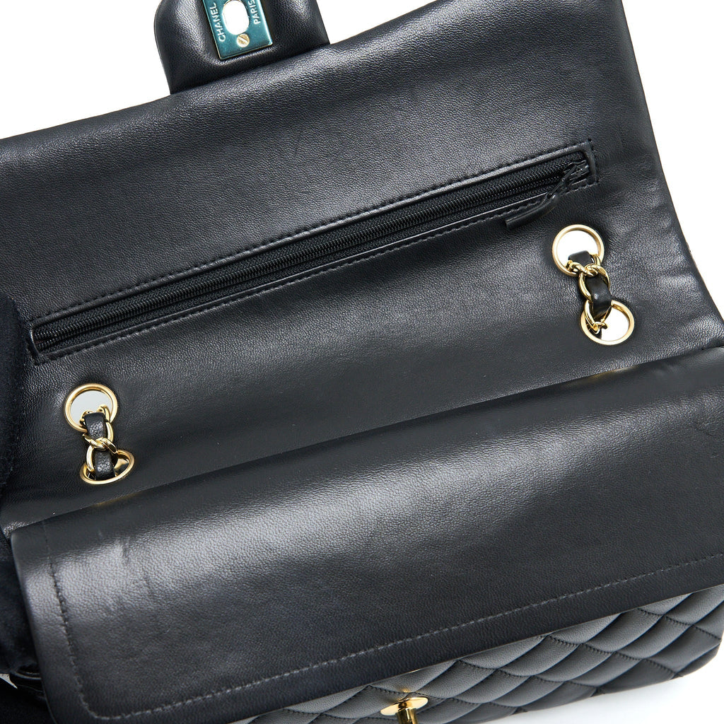 chanel-medium-classic-double-flap-bag-lambskin-black-ghw-2
