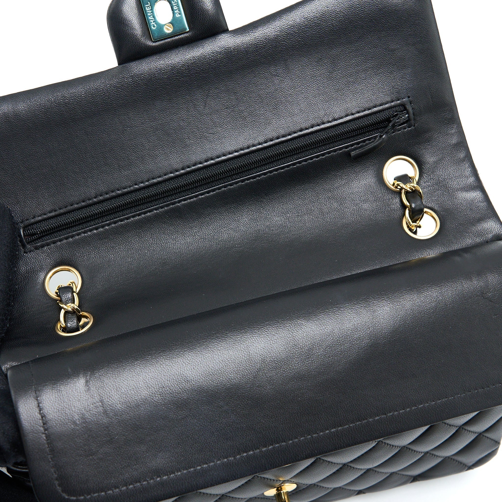 chanel-medium-classic-double-flap-bag-lambskin-black-ghw-2