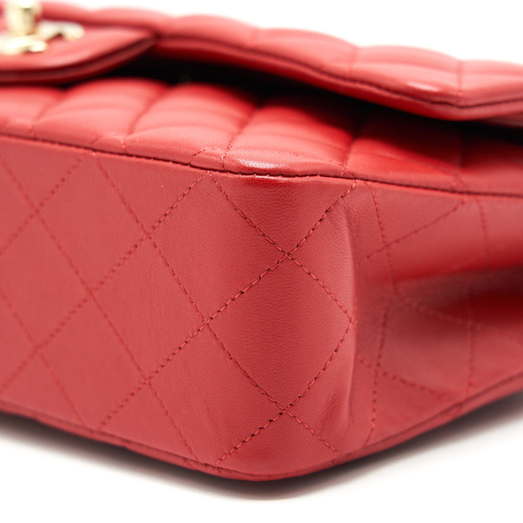 chanel-medium-classic-double-flap-bag-red-lghw-serial29
