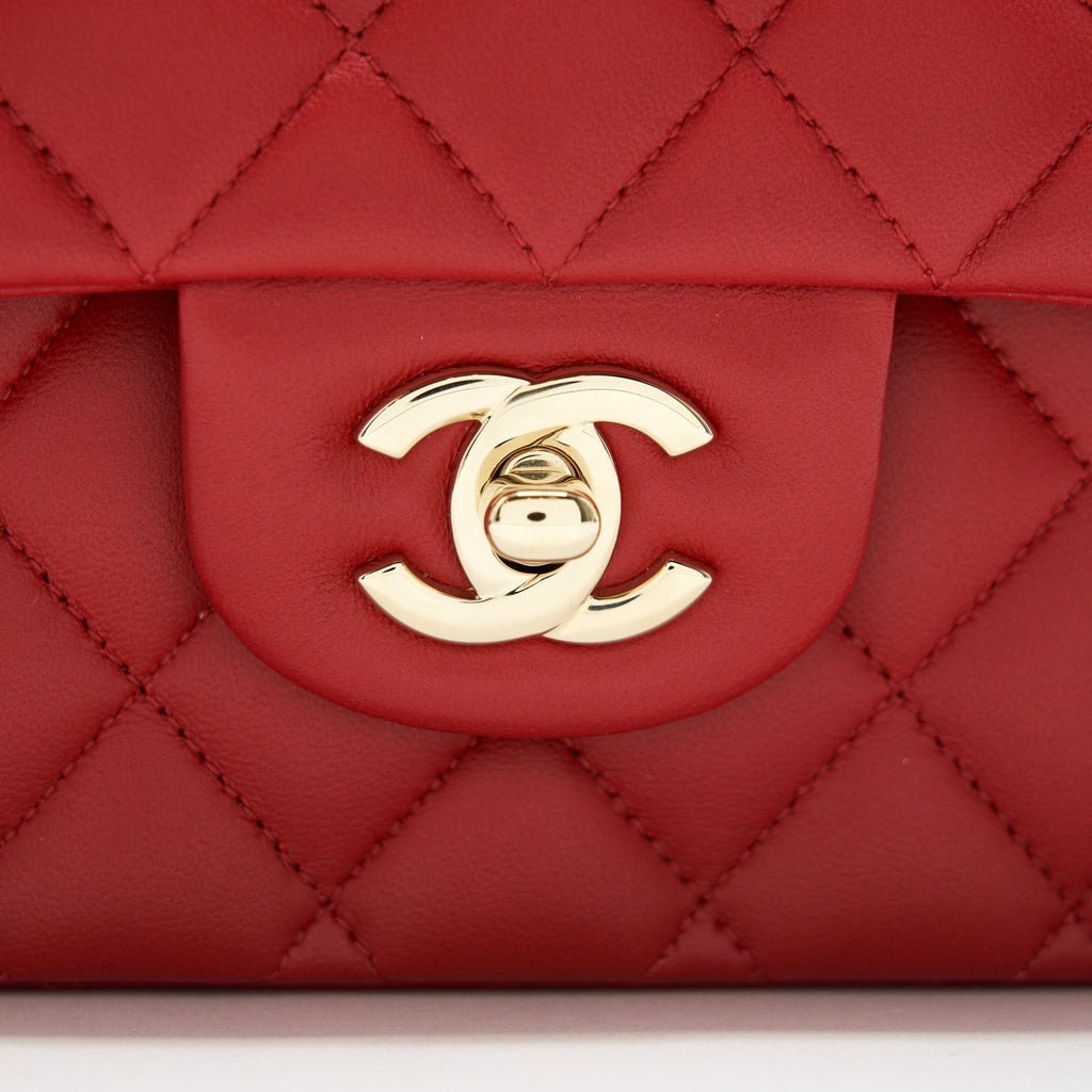 chanel-medium-classic-double-flap-bag-red-lghw-serial29