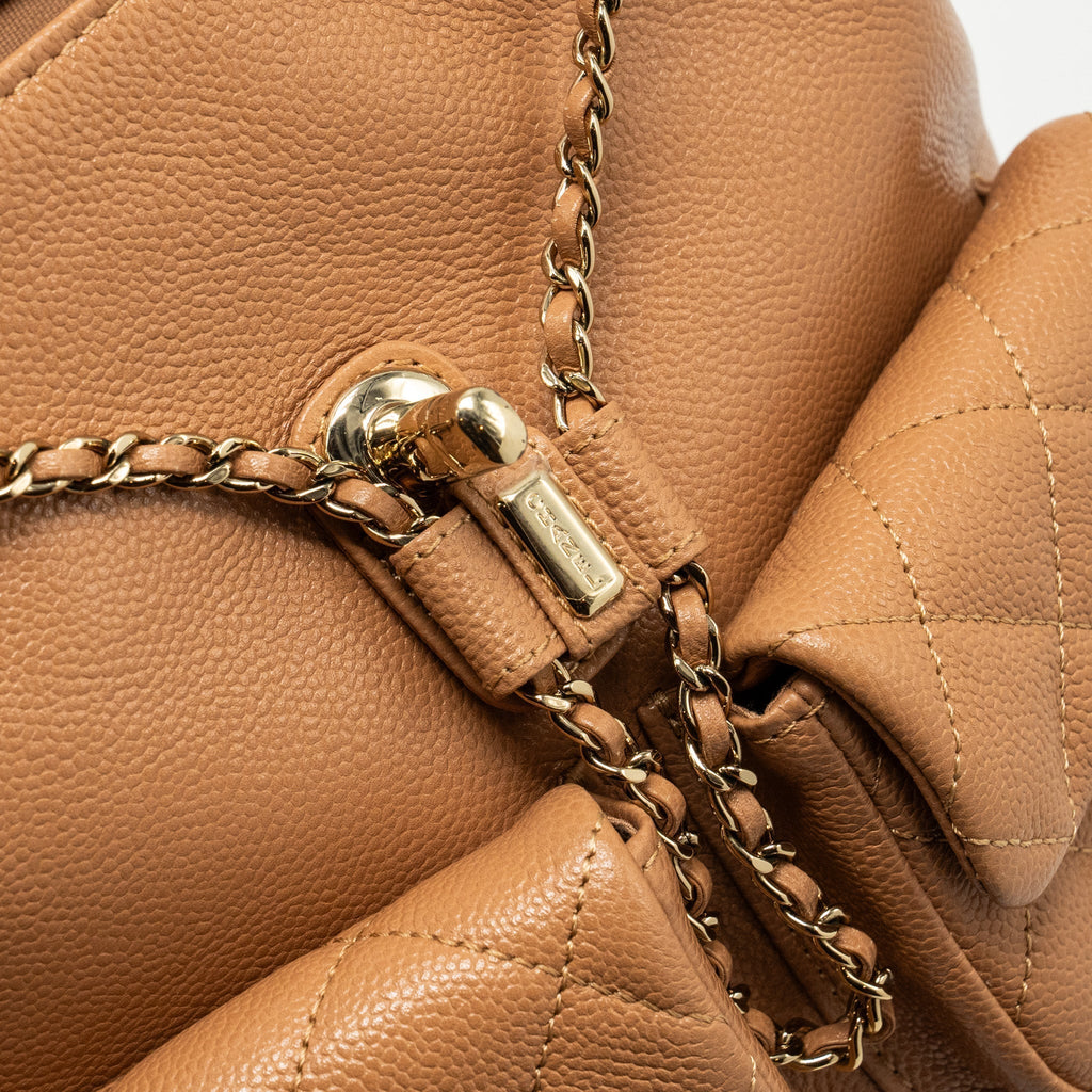 chanel-triple-pack-backpack-caviar-caramel-lghw-microchip