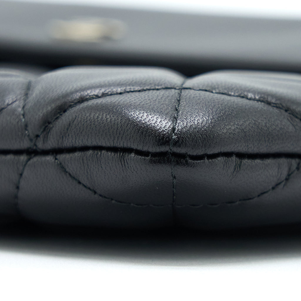 chanel-quilted-zip-and-flap-pouch-clutch-large-model-lambskin-black-lghw