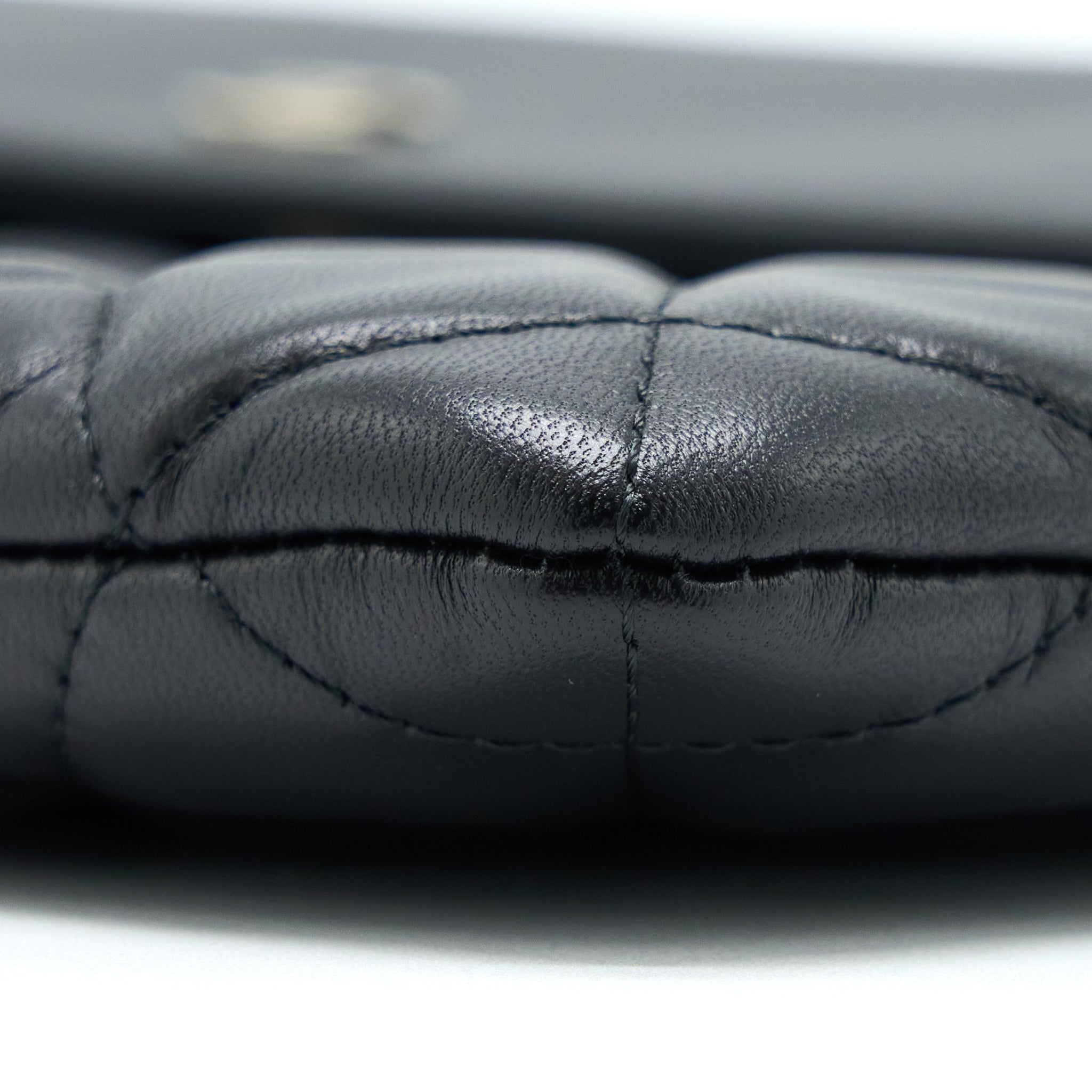 chanel-quilted-zip-and-flap-pouch-clutch-large-model-lambskin-black-lghw
