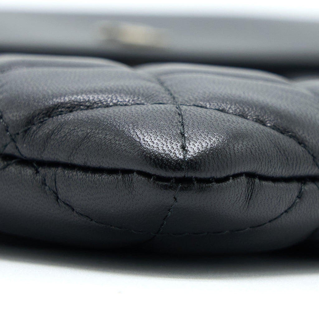 chanel-quilted-zip-and-flap-pouch-clutch-large-model-lambskin-black-lghw
