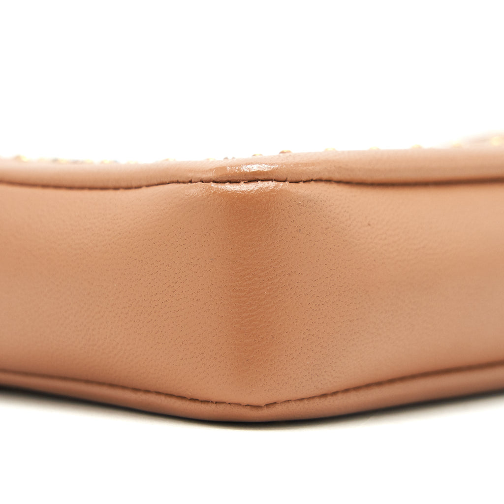 chanel-stud-double-zip-wallet-on-chain-dark-beige