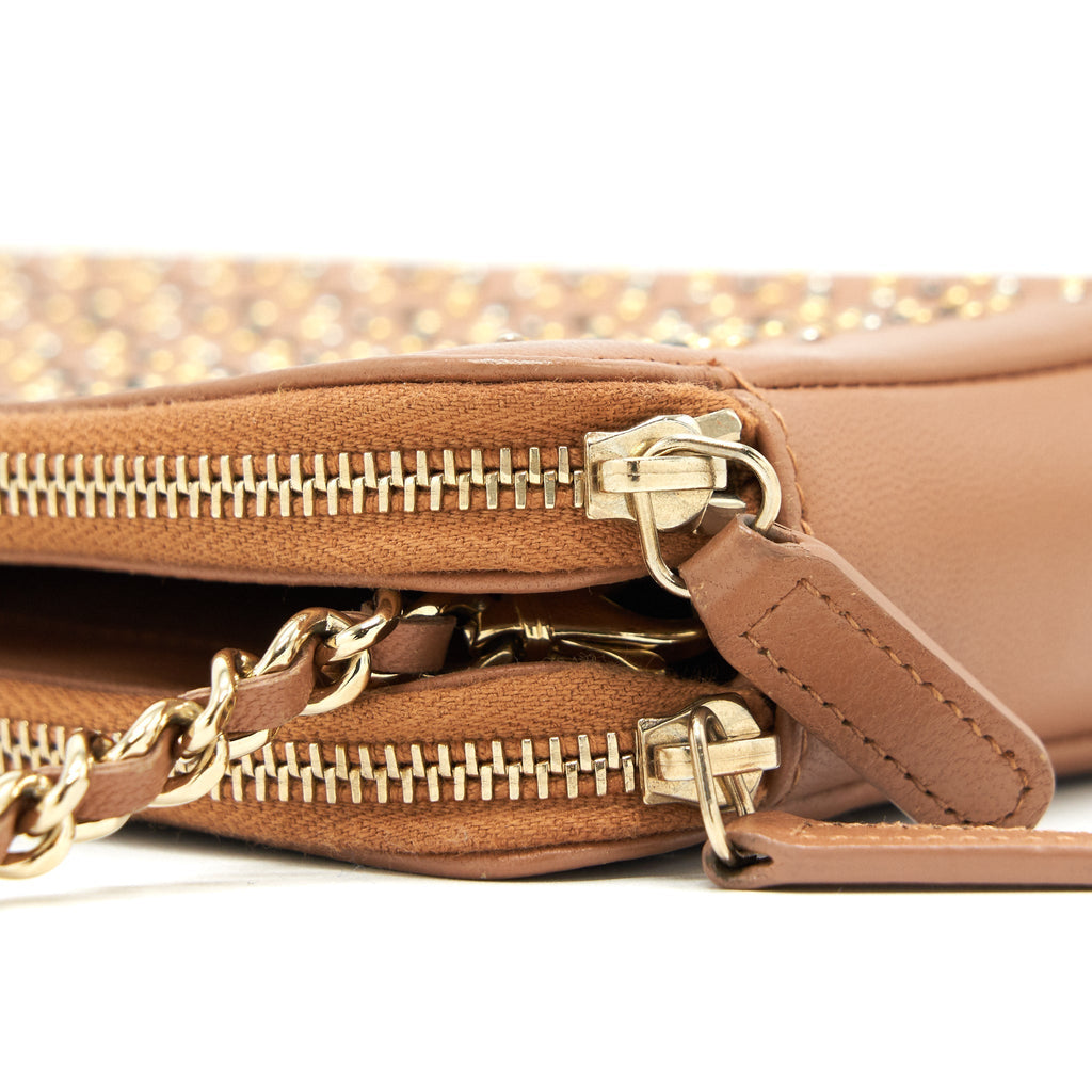 chanel-stud-double-zip-wallet-on-chain-dark-beige